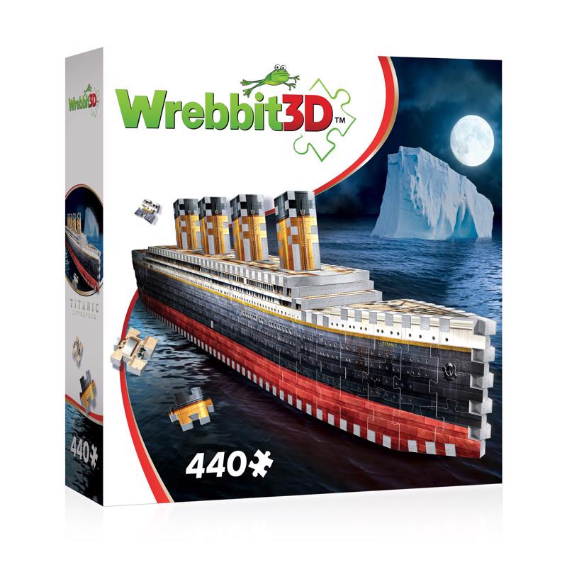 WREBBIT3D - Wrebbit3D Titanic 3D Jigsaw Puzzle Multicolored 440 pc