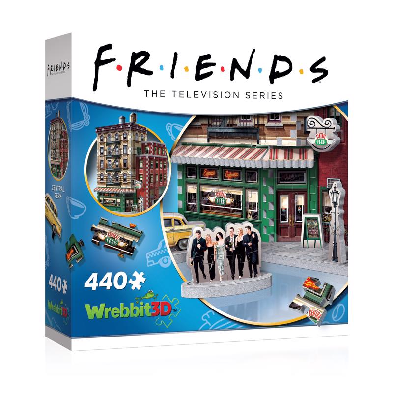 WREBBIT3D - Wrebbit3D Friends-Central Perk 3D Jigsaw Puzzle Multicolored 440 pc