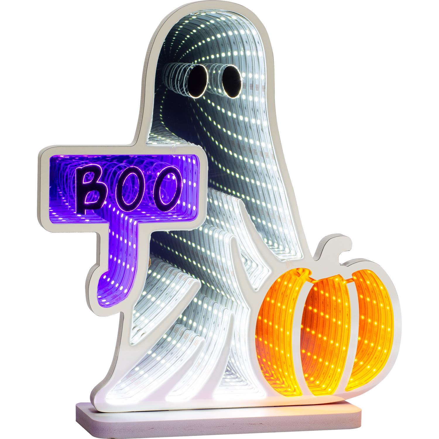 Celebrations Orange 149 ct 12 in. LED Prelit Ghost Halloween Decor - Case of 4