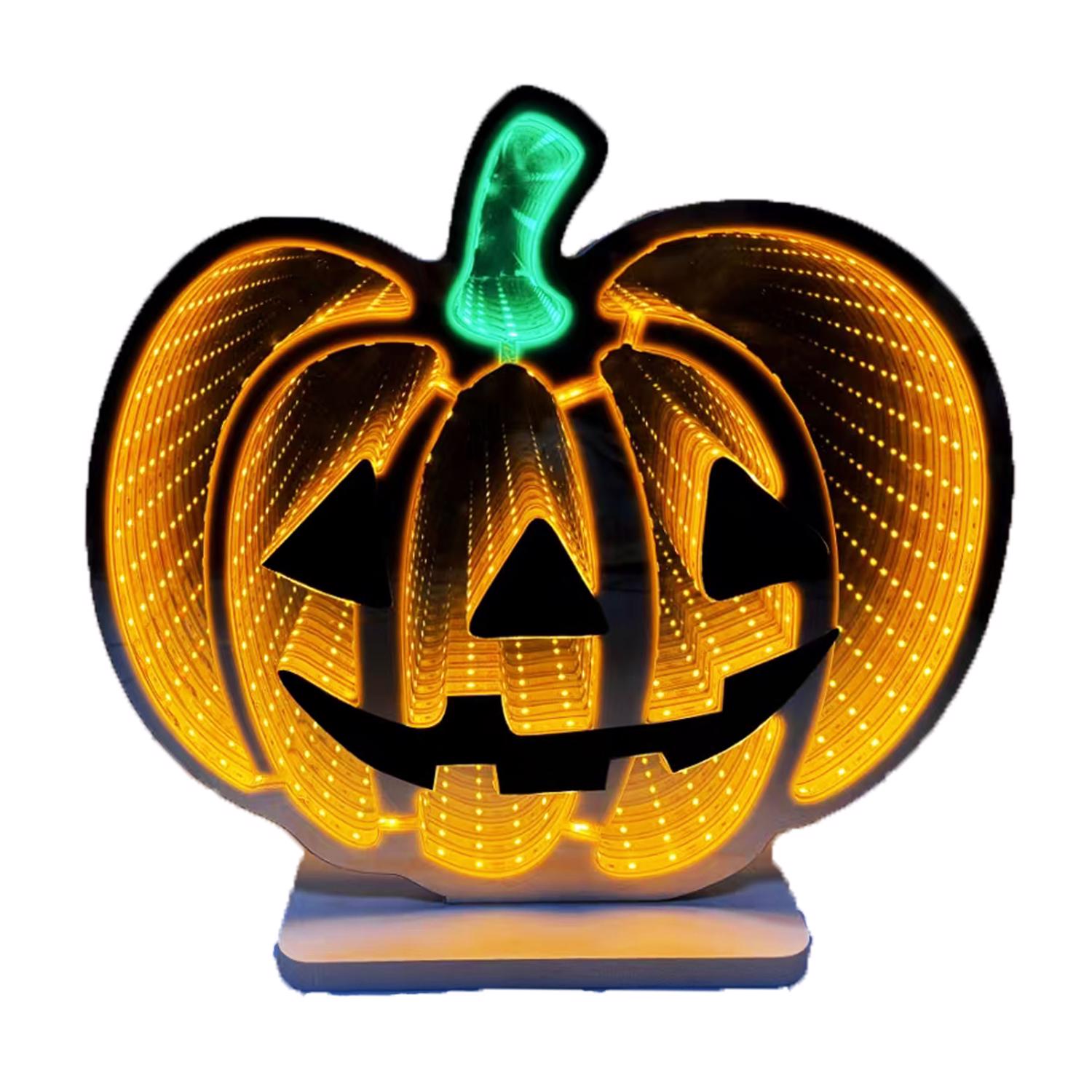 Celebrations Orange 192 ct 12 in. LED Prelit Pumpkin Halloween Decor - Case of 4