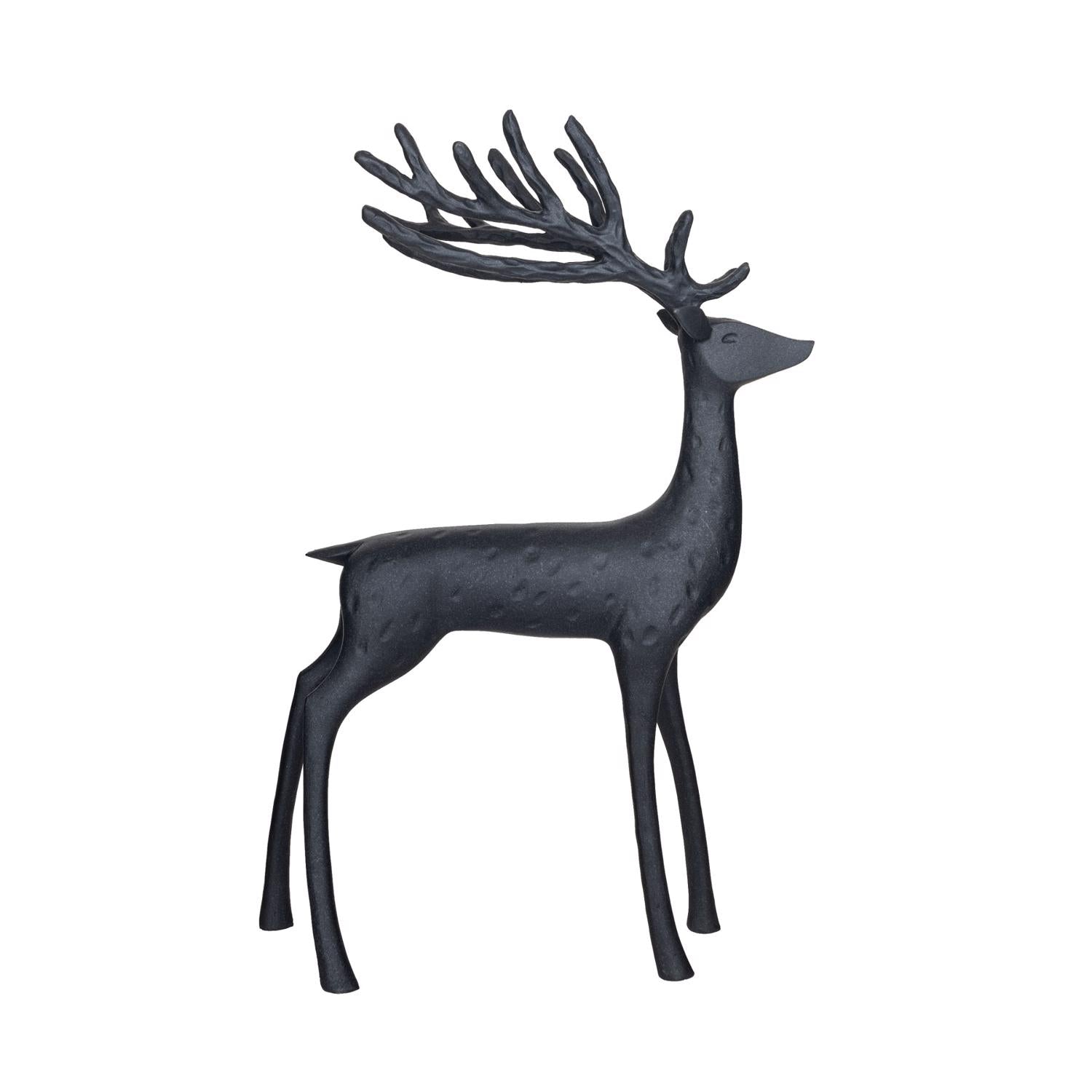 Creative Co-Op Black Reindeer Table Decor 18 in. - Case of 2