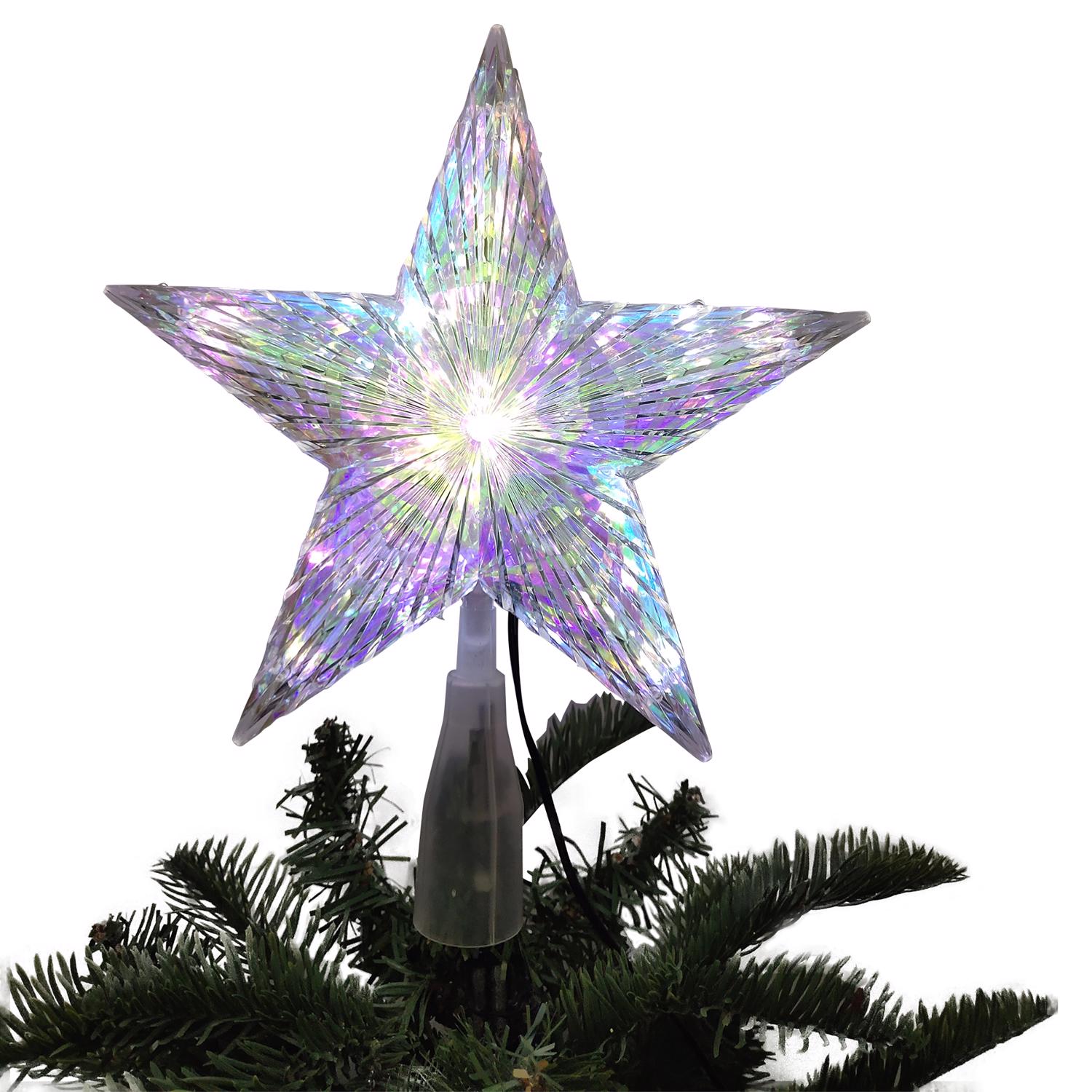 Celebrations LED Warm White Star Tree Topper 8.25 in. - Case of 6