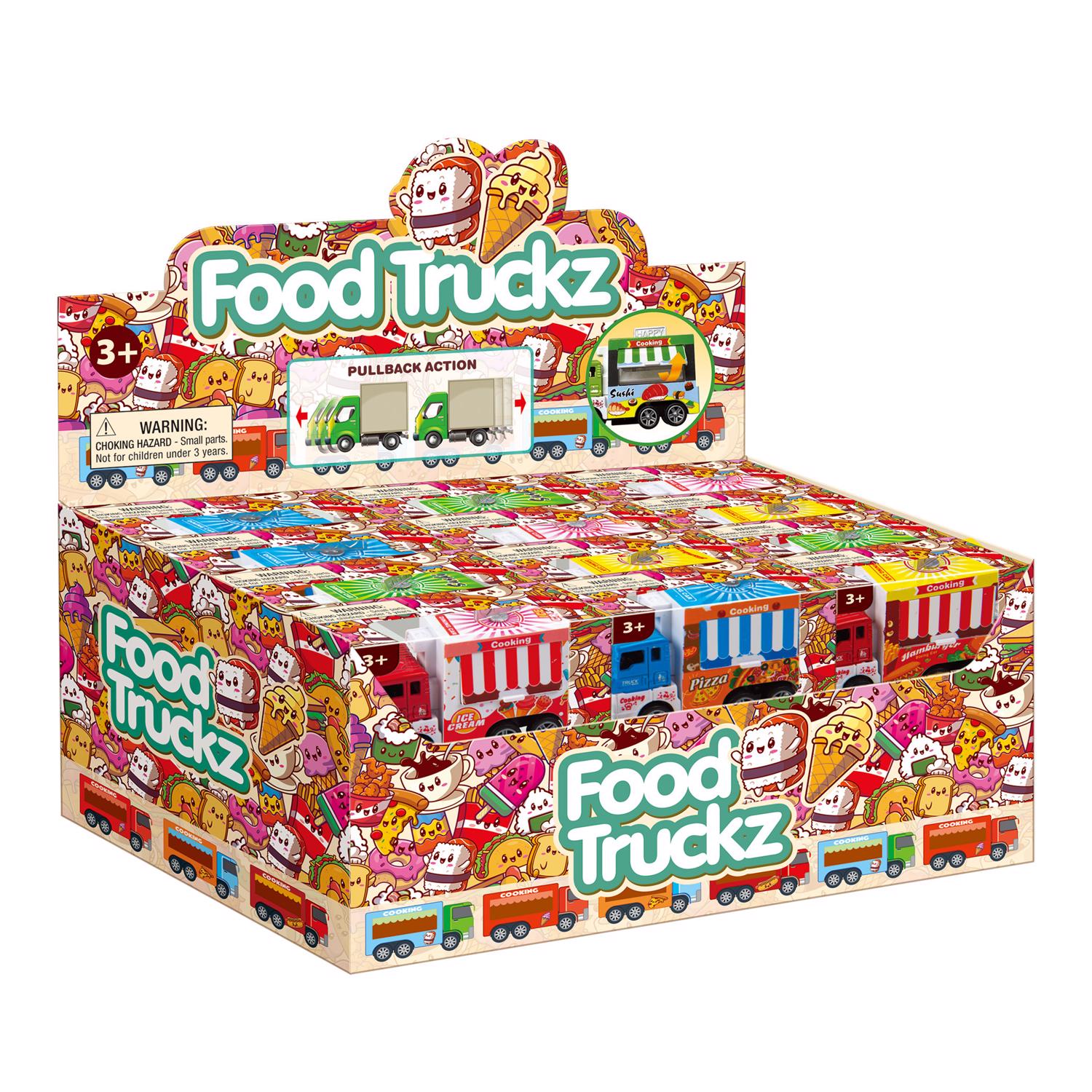 Playmaker Toys Food Truckz Multicolored - Case of 24