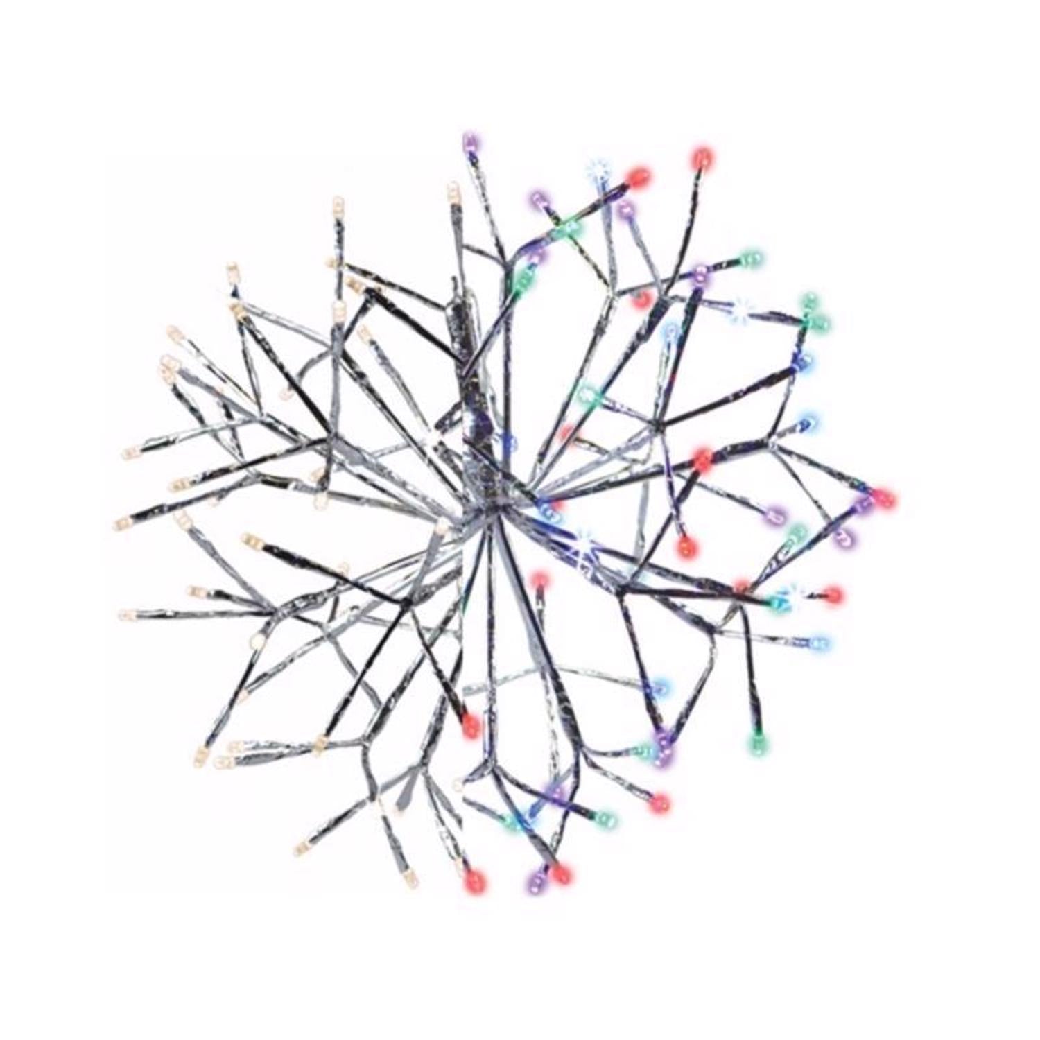Celebrations LED Multi Shimmering Sphere 16 in. Hanging Decor