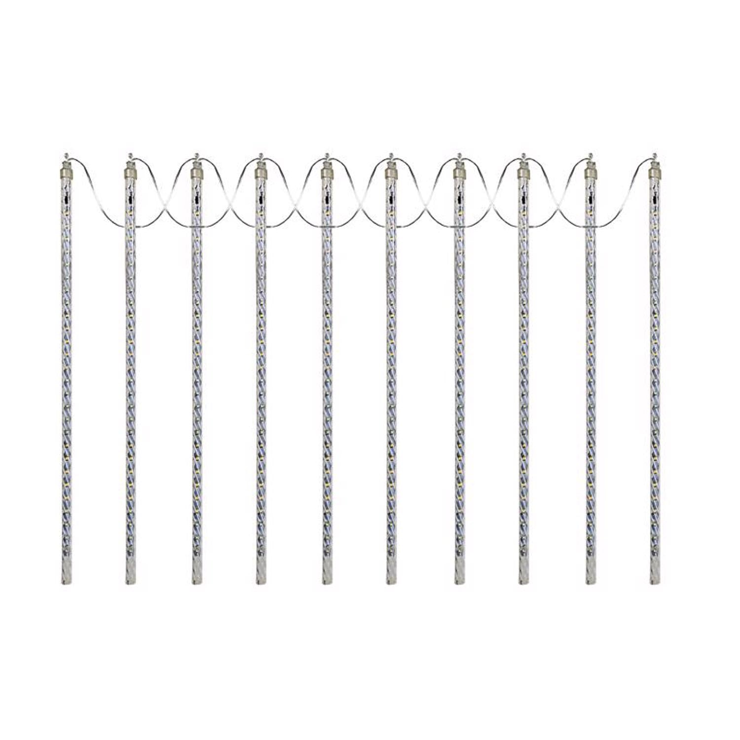 Alpine LED Warm White 54 ct Icicle Light String 9 ft.