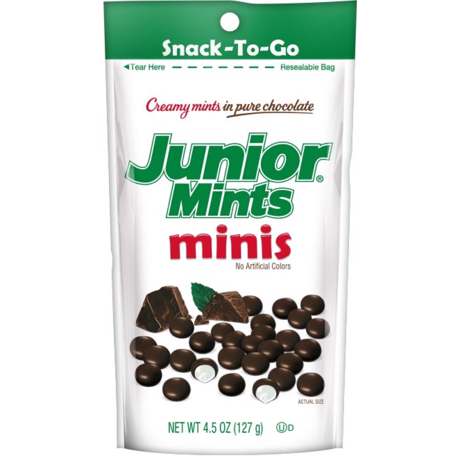 Junior Mints Minis Candy 4.5 oz - Case of 12
