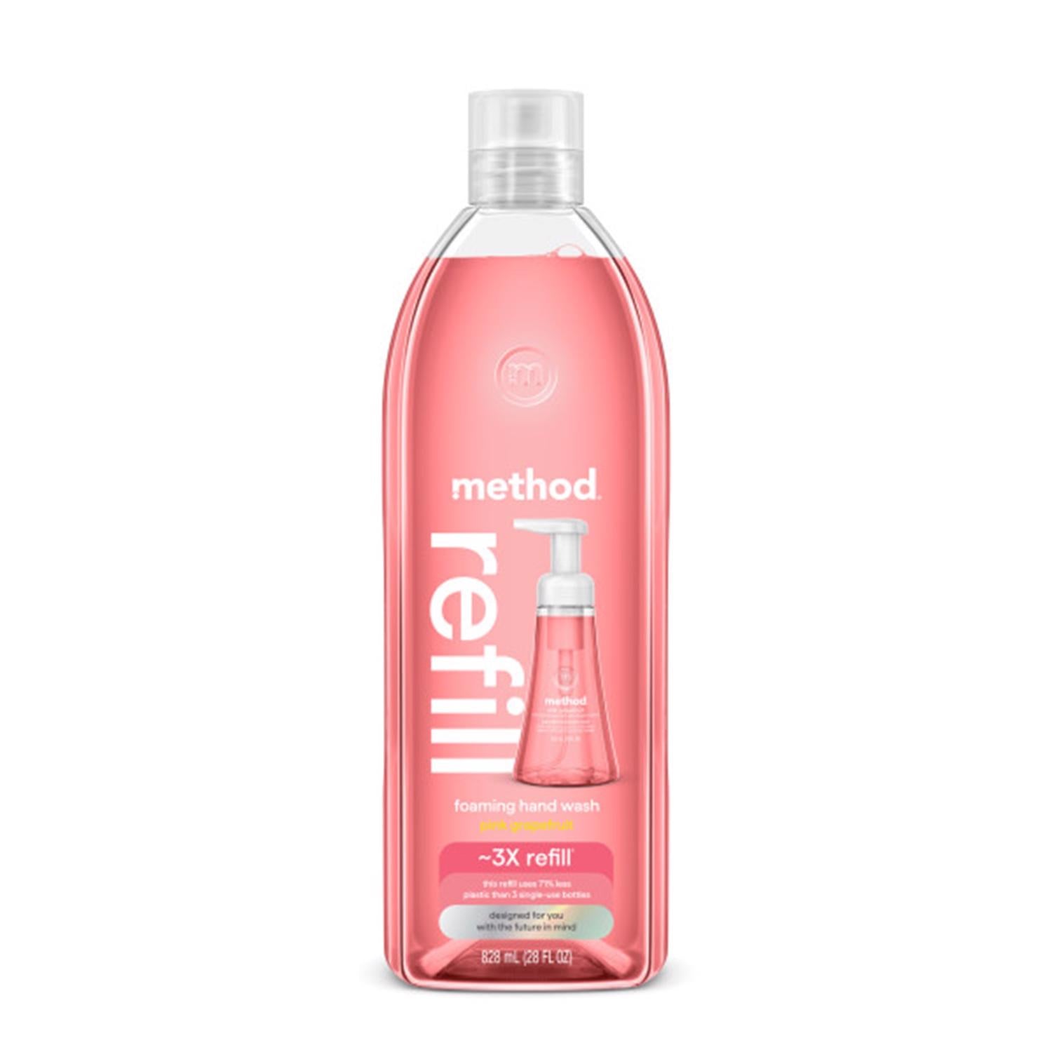 Method Pink Grapefruit Scent Foam Hand Wash 28 oz - Case of 4