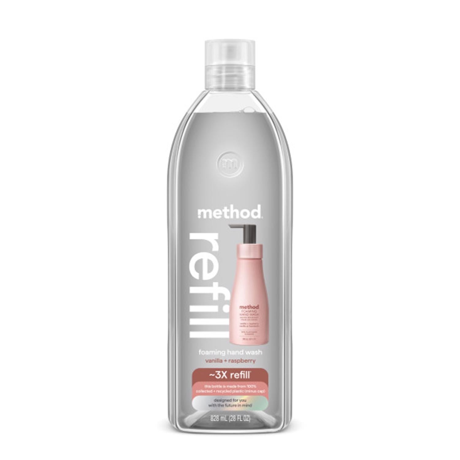Method Vanilla & Raspberry Scent Foam Hand Wash 28 oz - Case of 4