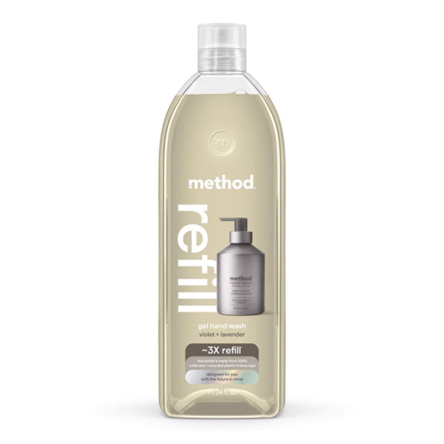 Method Violet & Lavender Scent Gel Hand Wash 34 oz - Case of 4