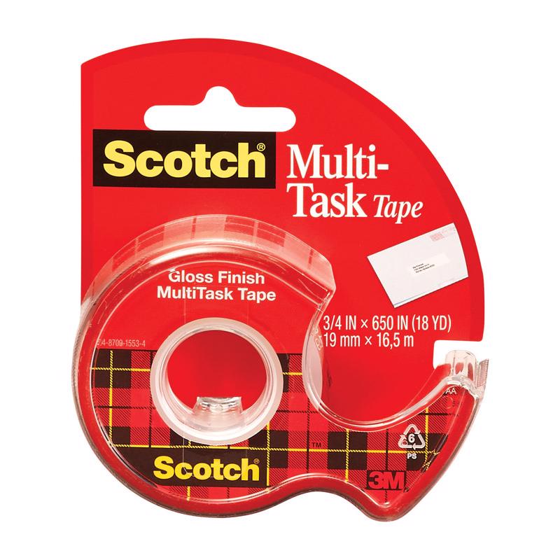 SCOTCH - Scotch 3/4 in. W X 650 in. L Tape Clear - Case of 12