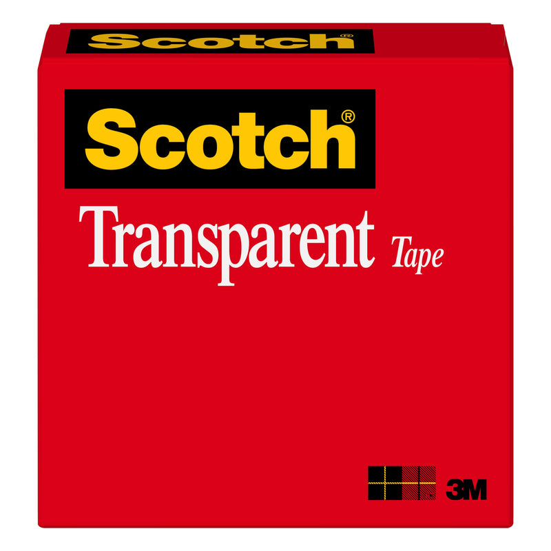 SCOTCH - Scotch 1/2 in. W X 2592 in. L Tape Transparent - Case of 12