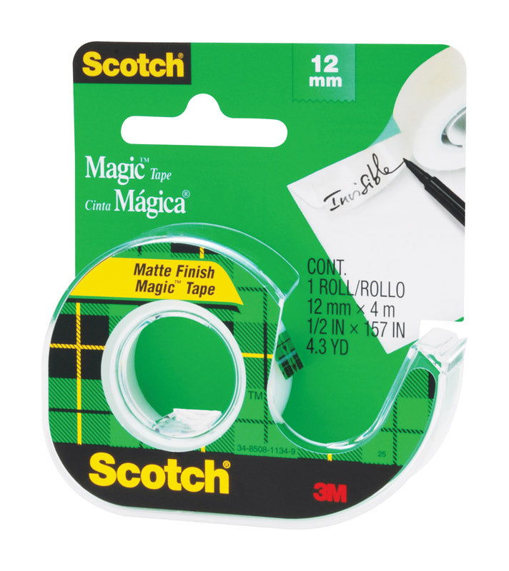 SCOTCH - Scotch Magic 1/2 in. W X 12.5 yd L Tape Clear - Case of 8