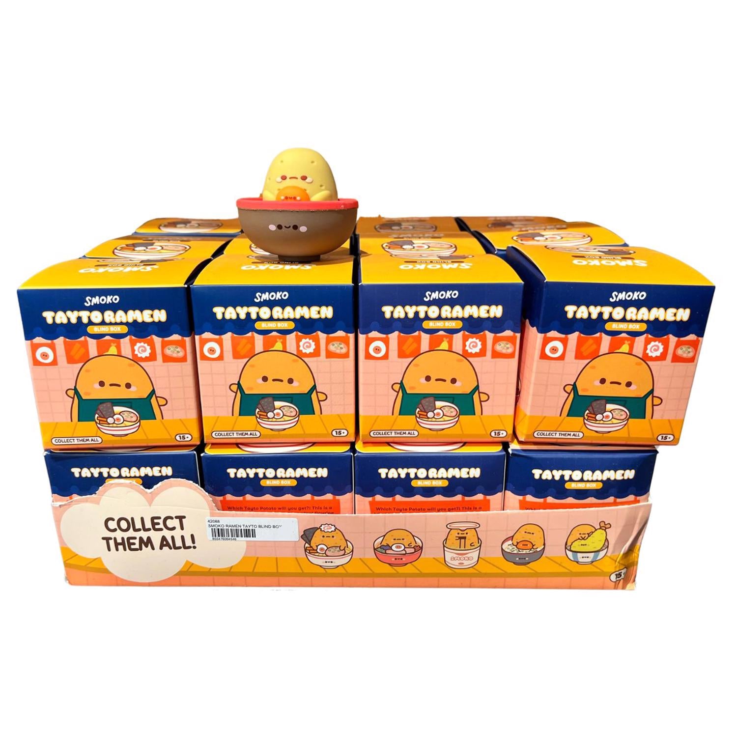 Smoko Tayto Potato Ramen Blind Box Figure Multicolored - Case of 24