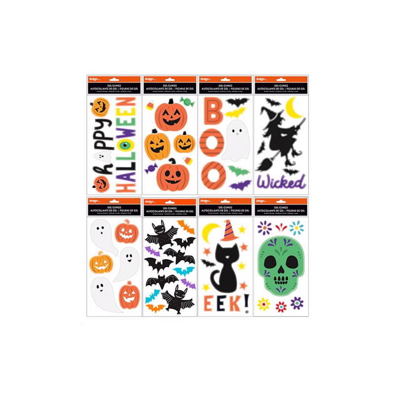 IMPACT INNOVATIONS - Impact Innovations Gel Clings Halloween Decor - Case of 24