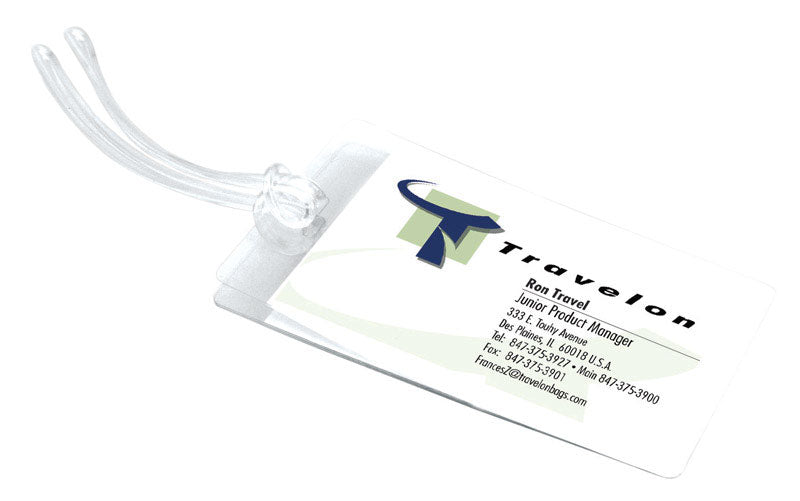 TRAVELON - Travelon Clear Self-Laminating Tags