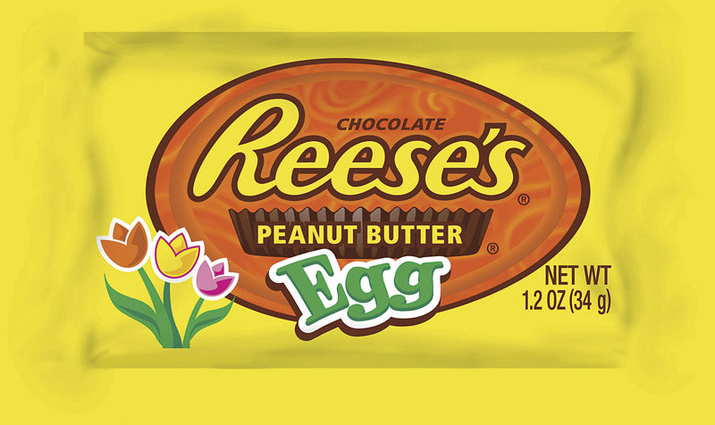 REESE'S - Reese's Egg Milk Chocolate Peanut Butter Candy 1.2 oz - Case of 36