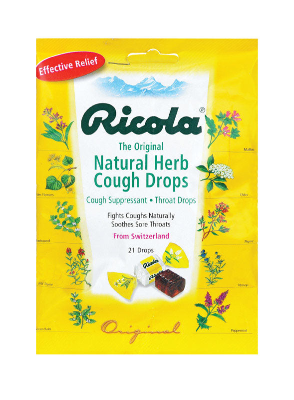 RICOLA - Ricola Throat Lozenge 21 ct - Case of 8