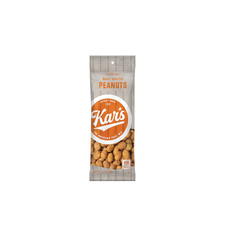 KARS - Kars Honey Roasted Peanuts 2.5 oz Bagged - Case of 12