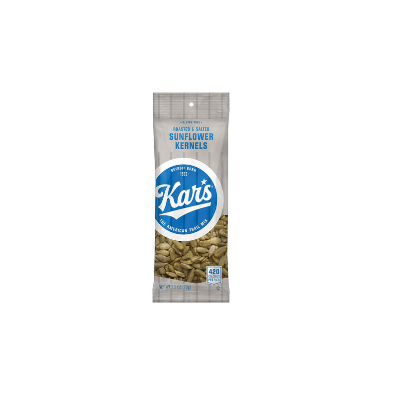 KARS - Kars Roasted and Salted Sunflower Kernels 2.5 oz Bagged - Case of 12