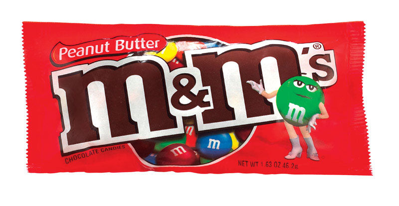 M&M'S - M&M's Peanut Butter Chocolate Candies 1.63 oz - Case of 24