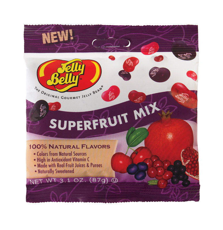 JELLY BELLY - Jelly Belly Superfruit Mix Jelly Beans 3.1 oz - Case of 12