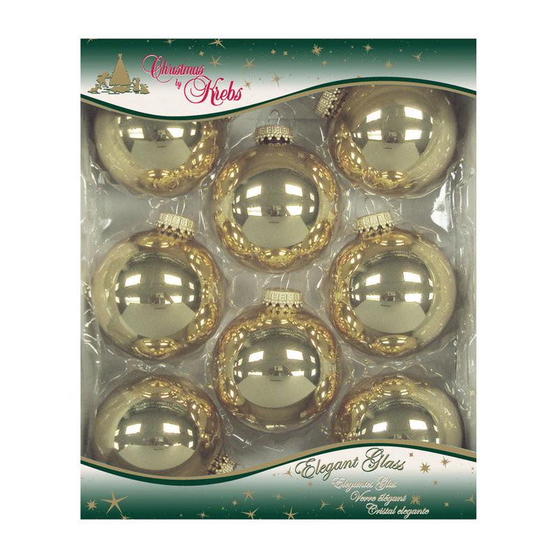 CHRISTMAS BY KREBS - Christmas by Krebs Aztec Gold Ball Ornament - Case of 12