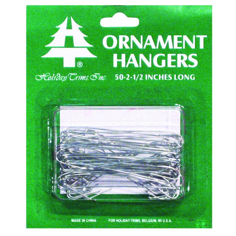 HOLIDAY TRIMS - Holiday Trims 2-1/2 in. Ornament Hooks 50 pk - Case of 72