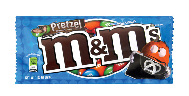 M&M'S - M&M's Pretzel Chocolate Candies 1.05 oz - Case of 24