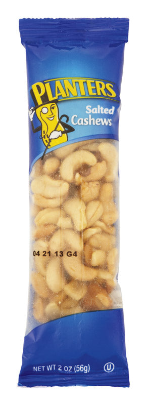 PLANTERS - Planters Salted Cashews 2 oz Tube bag - Case of 15