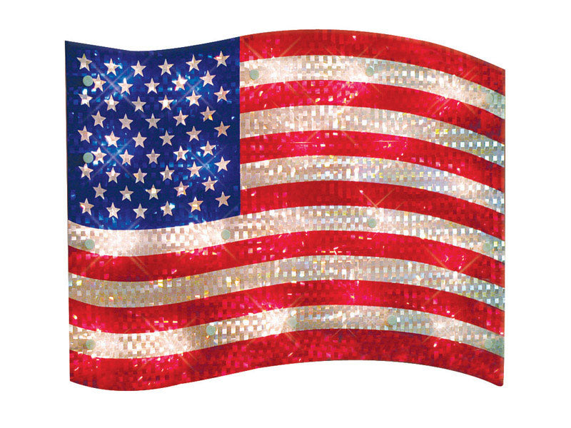IMPACT INNOVATIONS - Impact Innovations Shimmer American Flag Acrylic 1 pc