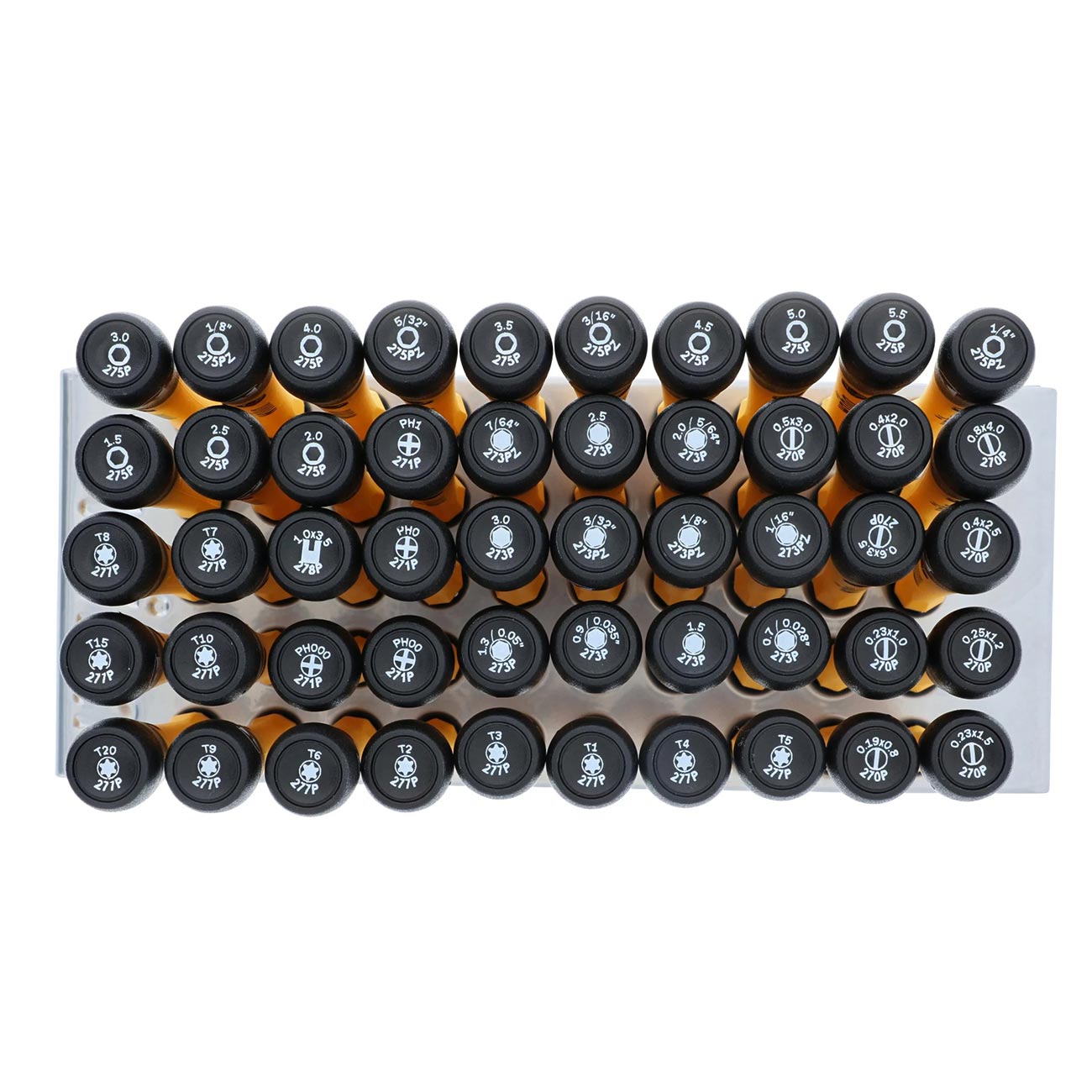 Wiha Master Technician's ESD Safe PicoFinish Precision Screwdriver Bench Top Set (50 Piece)