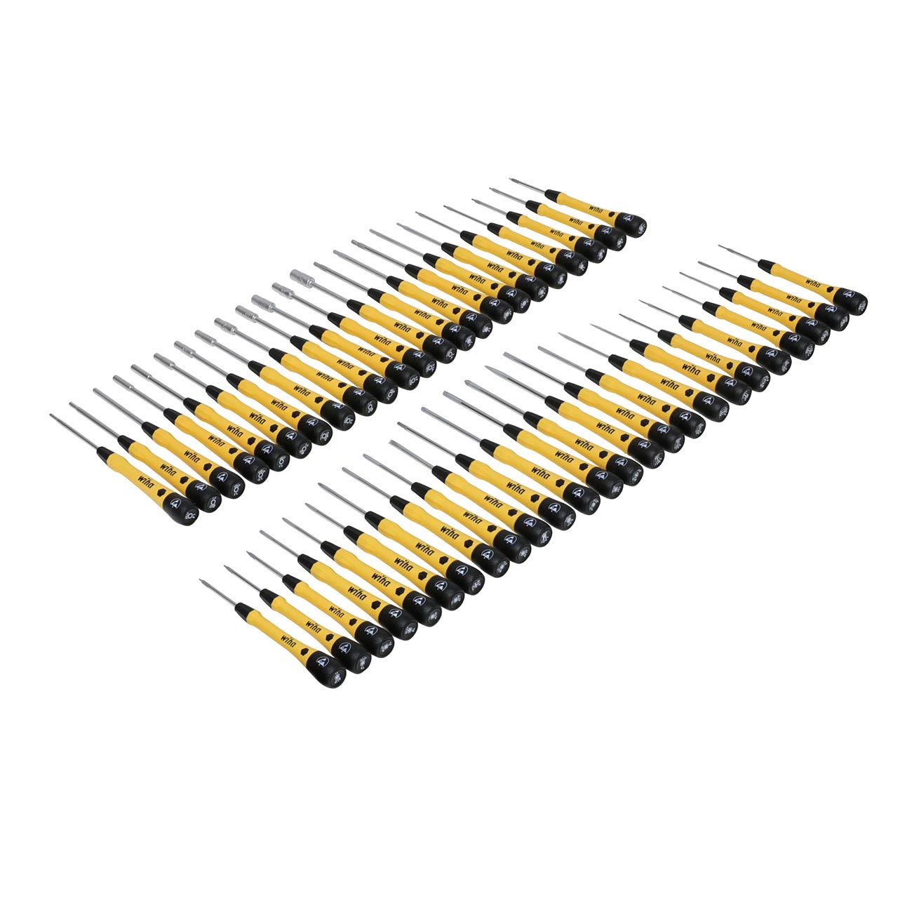 Wiha Master Technician's ESD Safe PicoFinish Precision Screwdriver Bench Top Set (50 Piece)