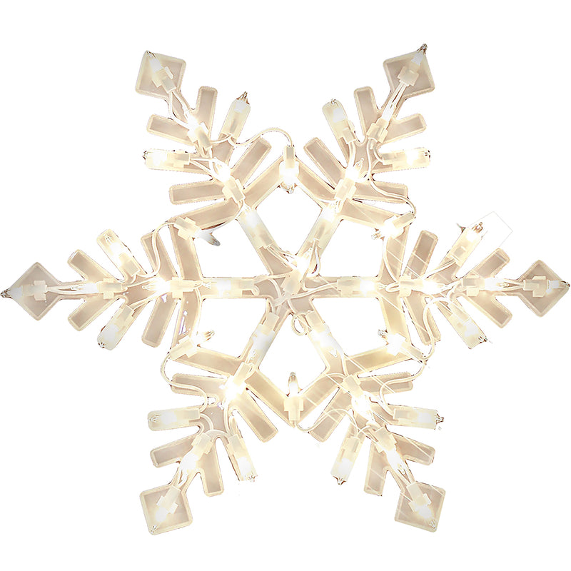 IMPACT INNOVATIONS - Impact Innovations Snowflake Silhouette 17 in. Hanging Decor