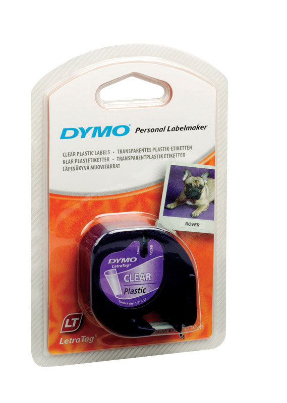 DYMO - Dymo 1/2 in. W X 156 in. L Clear Plastic Label Maker Tape