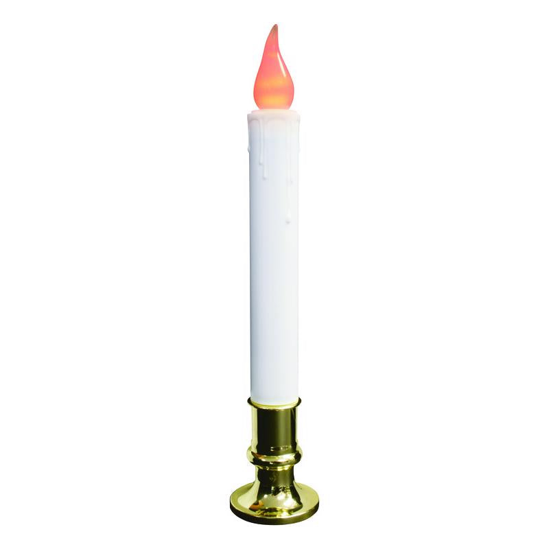 CELEBRATIONS - Celebrations LED Golden/White Flickering Candle 9 in. [24331-71]