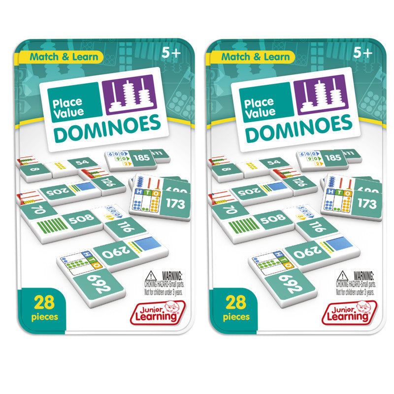 JUNIOR LEARNING - Place Value Dominoes, 2 Sets