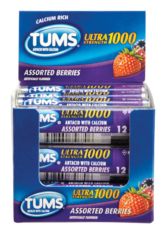 TUMS - Tums Ultra Strength 1000 Antacid - Case of 12