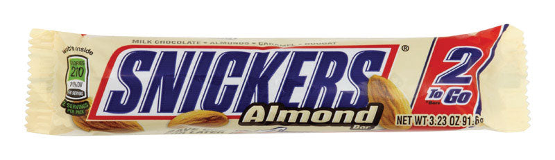 SNICKERS - Snickers Almond Candy Bar 3.23 oz - Case of 24