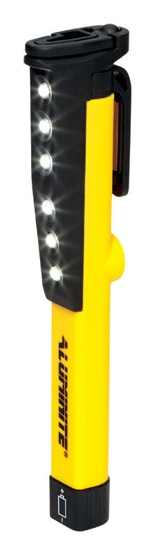 ALUMINITE - Aluminite Dark Bewarei 100 lm Black/Yellow LED Work Light AAA Battery - Case of 12