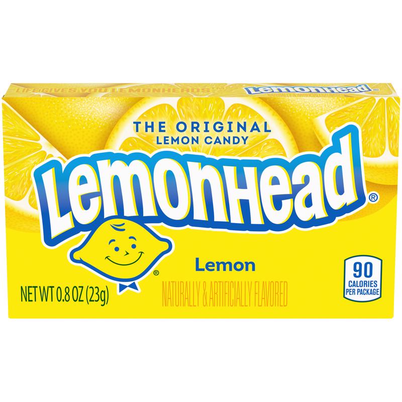 LEMONHEAD - Lemonhead Lemon Candy 0.8 oz - Case of 24