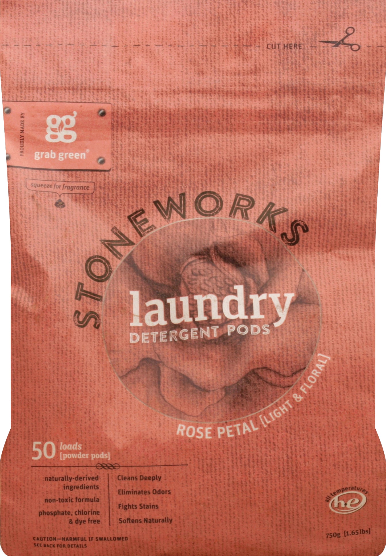 Stoneworks Laundry Detergent Pods 50 ea - Case of 6