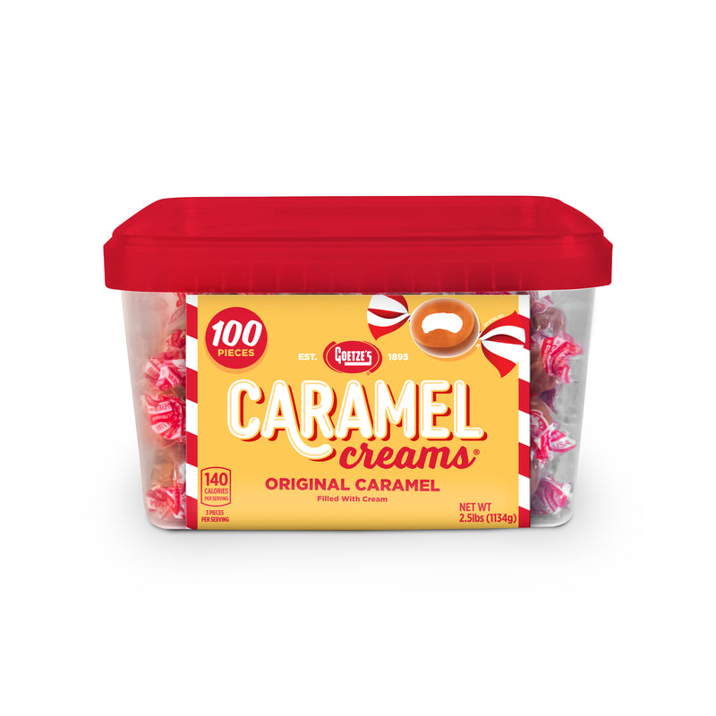 GOETZES CANDYS - Goetzes Candys Caramel Creams Vanilla Caramel 40 oz