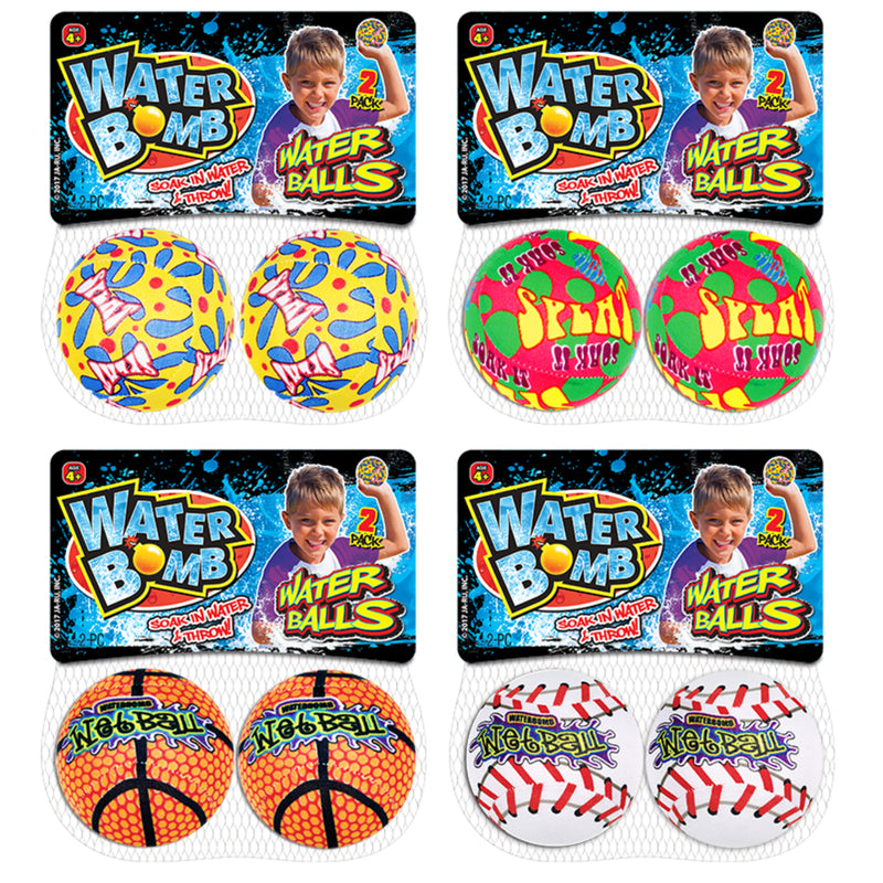 JA-RU - Ja-Ru Water Bomb Outdoor Water Toys Water Balls Foam 1 pk - Case of 24