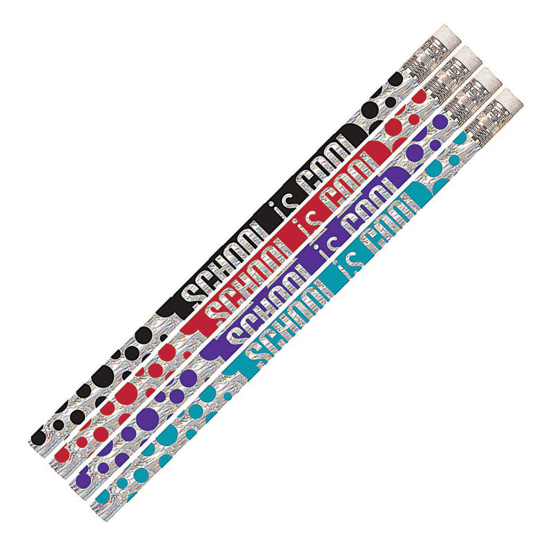 MUSGRAVE PENCIL COMPANY - School is Cool Motivational Pencil, Pack of 144
