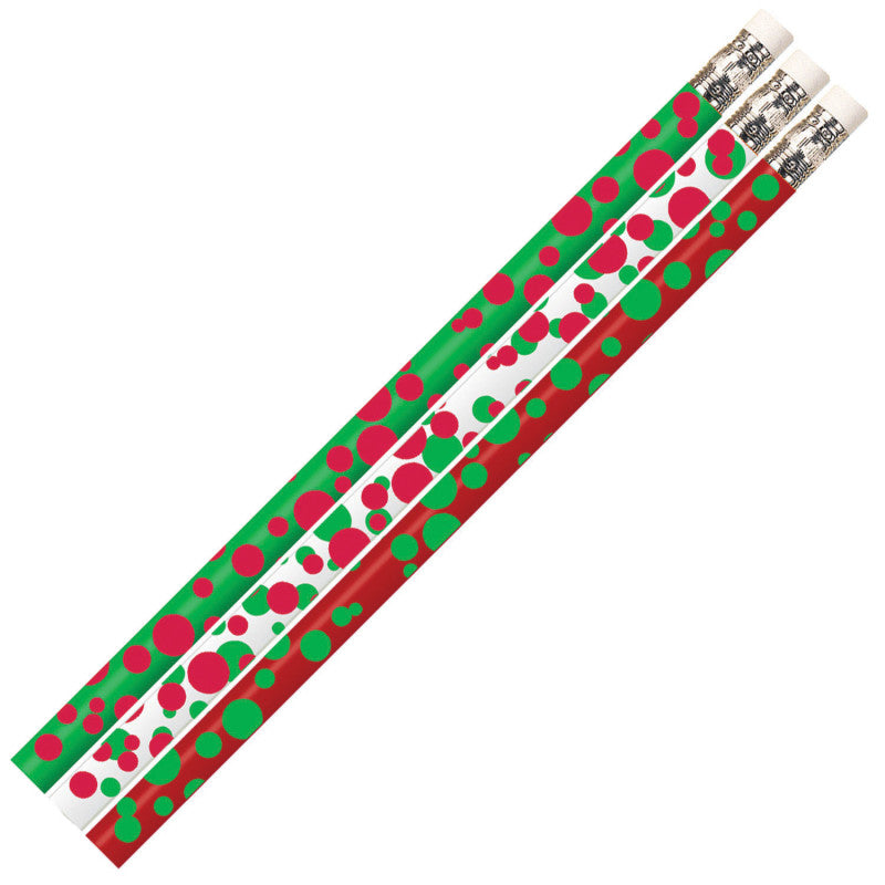 MUSGRAVE PENCIL COMPANY - Dots of Christmas Fun Pencil, Pack of 144
