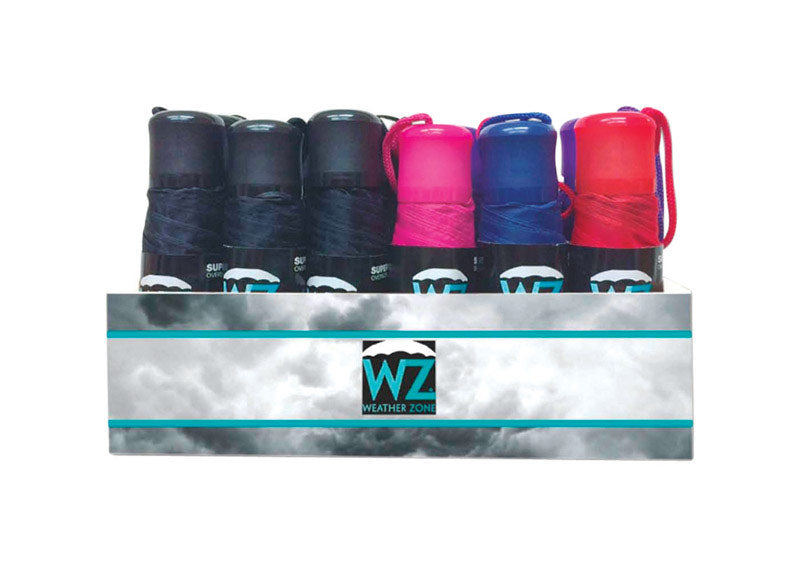 WEATHER ZONE - Weather Zone Assorted 42 in. D Compact Umbrella - Case of 12