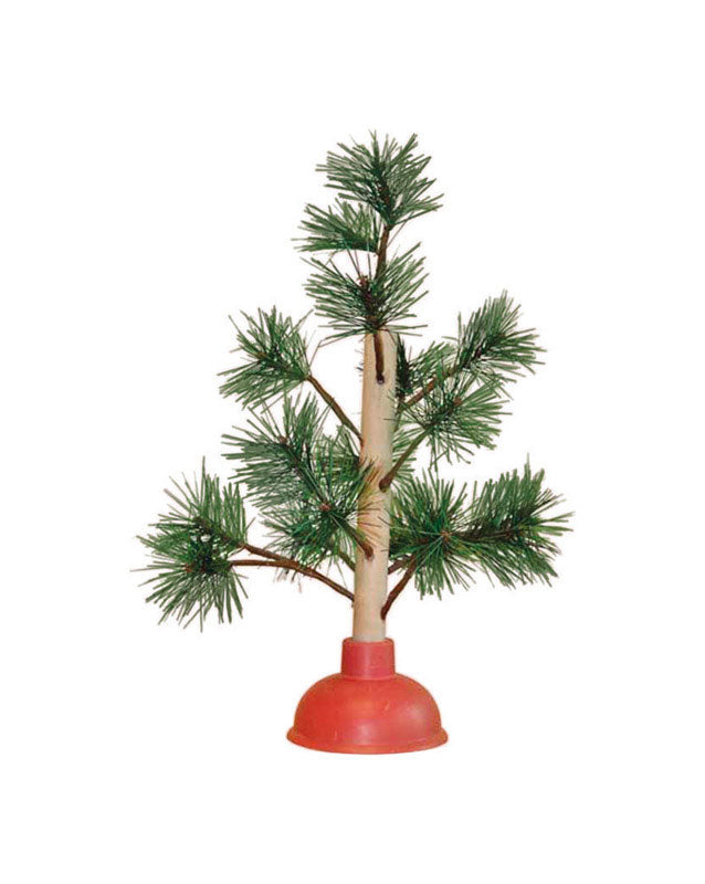 REDNEK - Rednek Multicolored Plunger Christmas Tree 15 in. - Case of 12