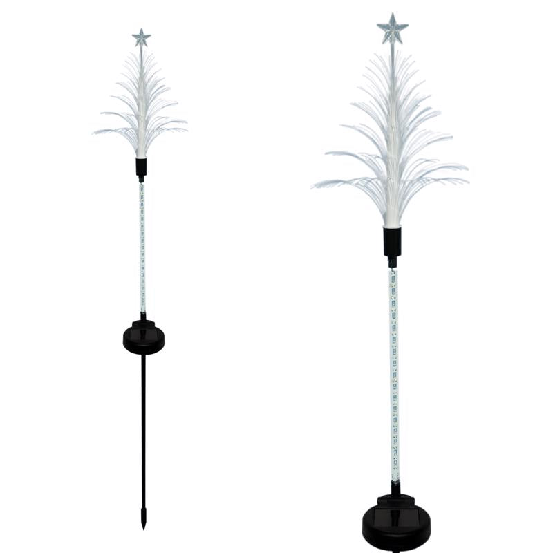 ALPINE - Alpine LED Christmas Tree Solar Stake 40 in. Pathway Decor - Case of 16