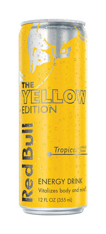 RED BULL - Red Bull The Yellow Edition Tropical Energy Drink 12 oz - Case of 24