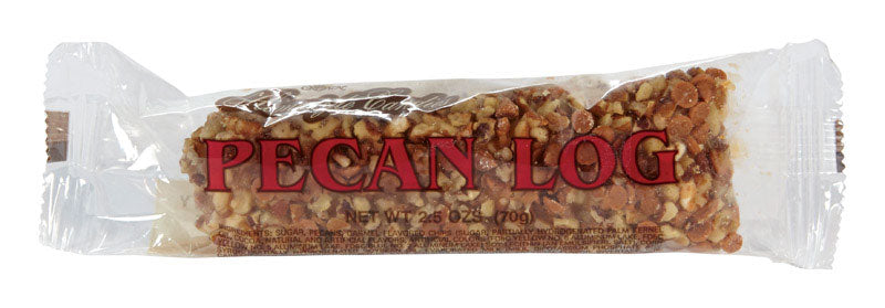 CROWN - Crown Pecan Log Candy Bar 2.5 oz - Case of 12